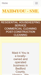Mobile Screenshot of maid4you-sml.com